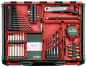 Preview: Metabo BS 18 L SET, Mob i l e  Werkstatt, 2 x 2,0 Li-Power Akkus, Schnellladegerät, mit viel Zubehör, 74 teilig!